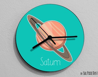 Saturn - Planet Wall Clock