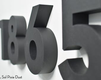 Modern 3D House Numbers