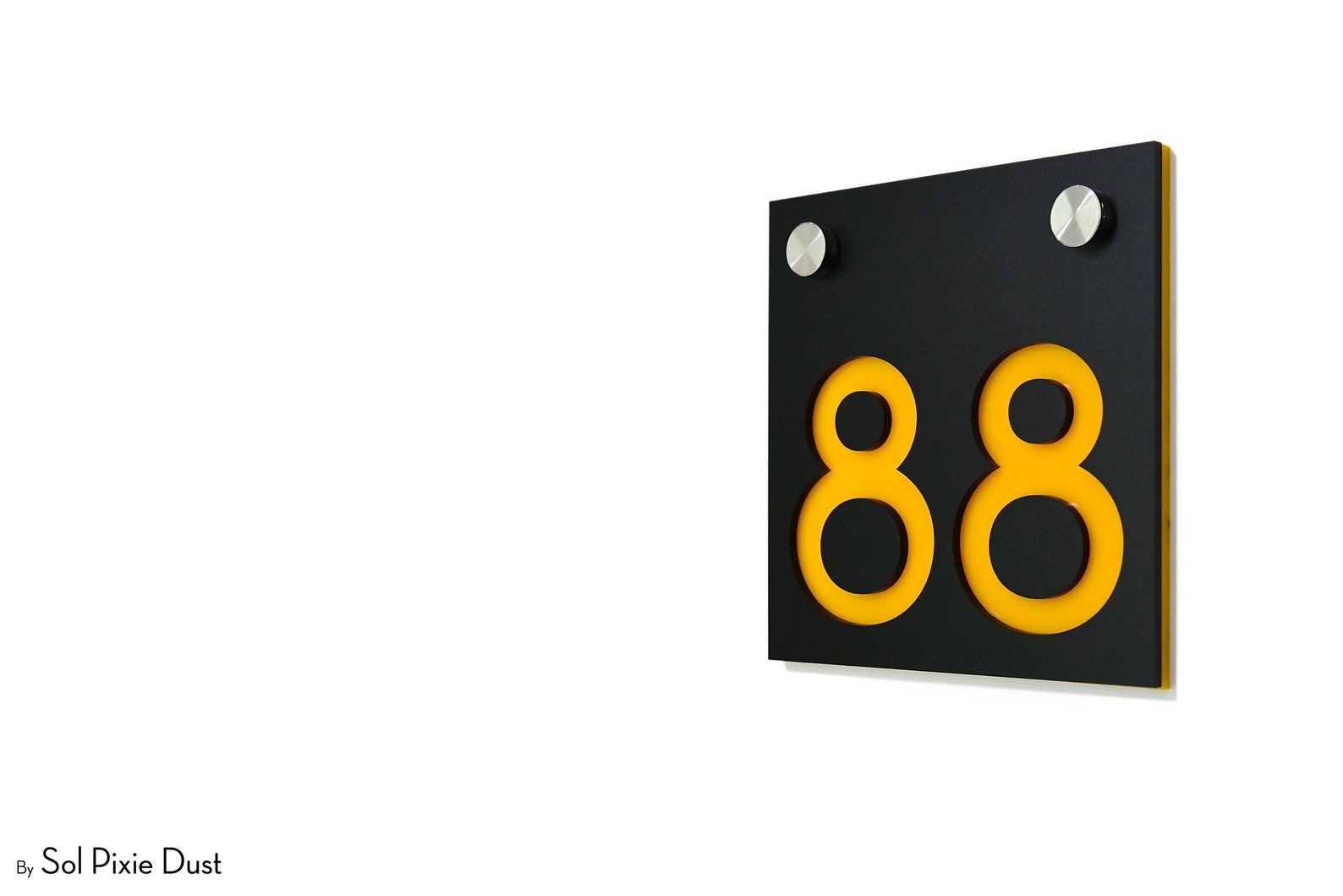 Adesivi Rotondi Numerici StayMax - Numeri Civici Autoadesivi Per Porte, Armadietti E Palestre (Nero, Diametro 3.5 Cm) - Foto 4