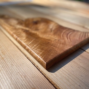 Curly Maple Charcuterie Board - Organic Finish :)
