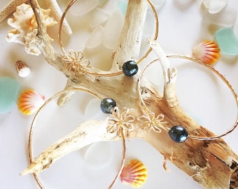 12 Gauge Tahitian Pearl Bangle