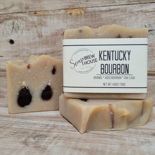 Kentucky Bourbon Soap | Cocktail lover gift | bourbon gift | groomsmen gift | mens grooming gift | fathers day | stocking stuffer for him