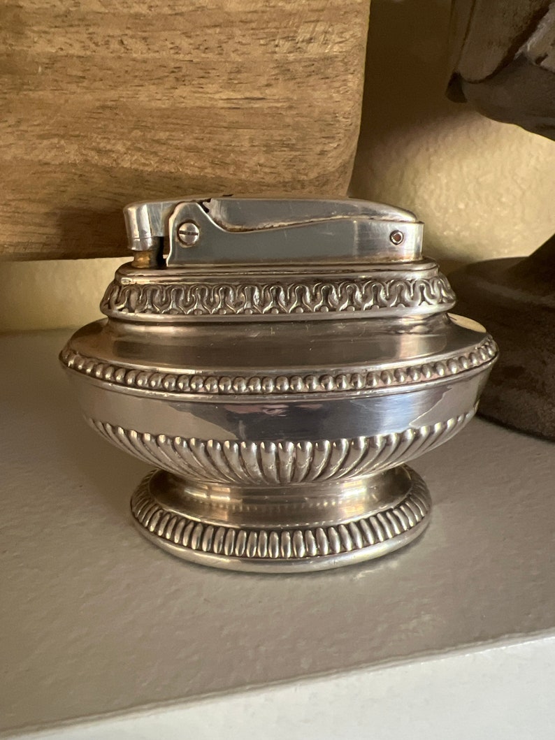 Antique RONSON Silver Queen Anne Lighter Etsy