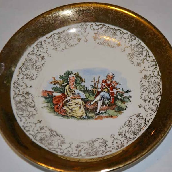 5 collectible plates, incl. Crest-O-Gold, Pennsylvania souvenir, and Buster Brown