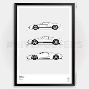 Ford GT Evolution Poster