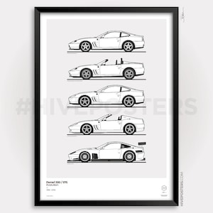 Ferrari Maranello Evolution Poster