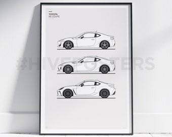 Toyota 86 Evolution Poster