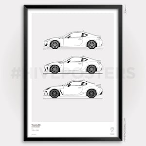 Toyota 86 Evolution Poster