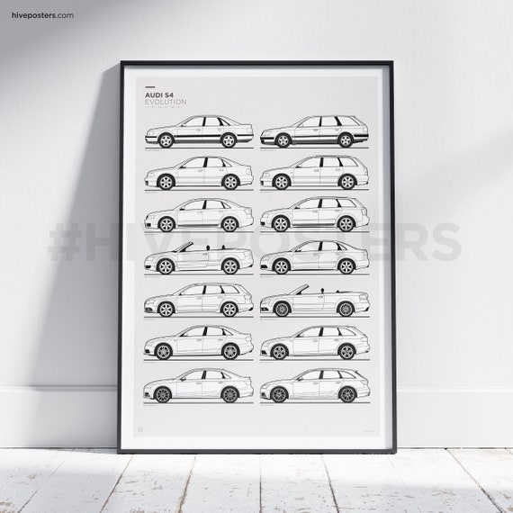Audi S4 Evolution Poster 