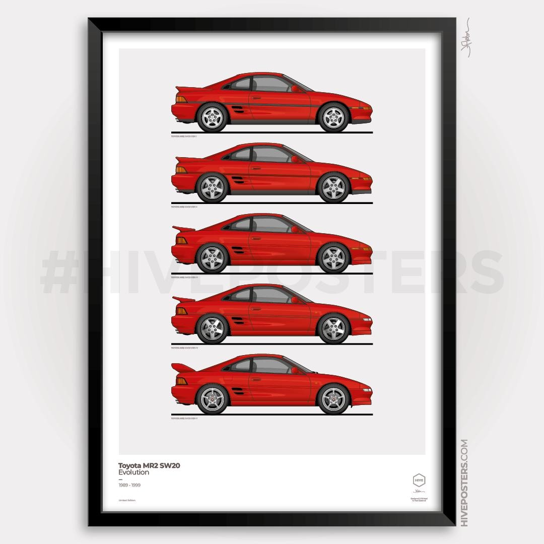 Toyota MR2 SW20 Evolution Poster - Etsy