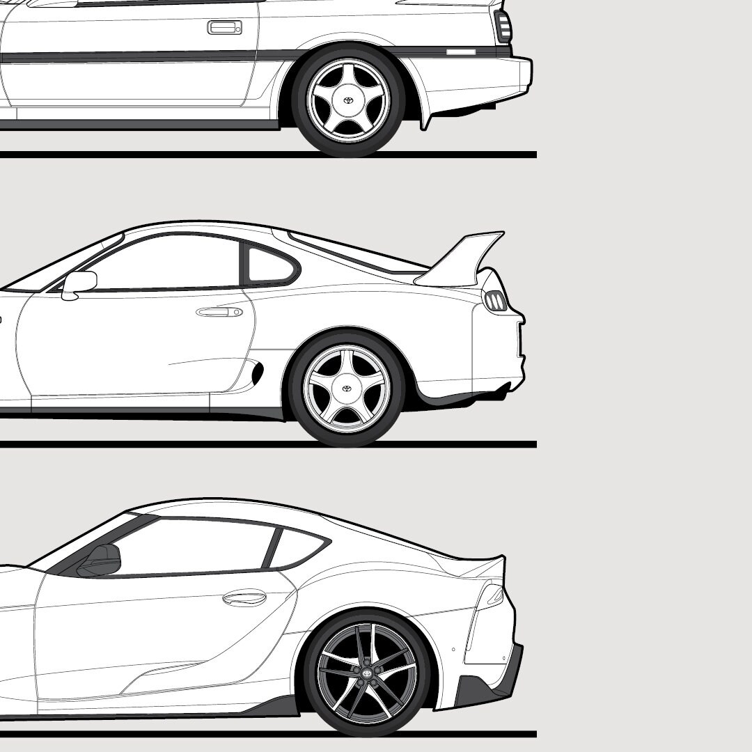 Toyota supra evolution
