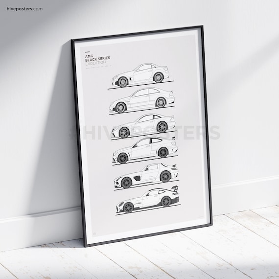 メルセデス AMG ブラックシリーズ ポスター - Etsy 日本