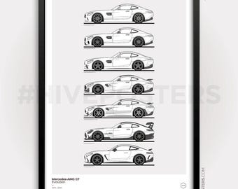 Mercedes AMG GT Evolution Poster