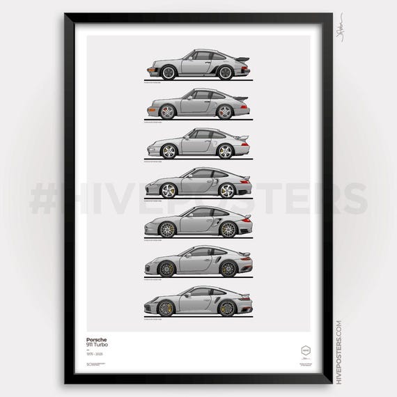 ポルシェ 911 ターボ ポスター ジェネレーションズ