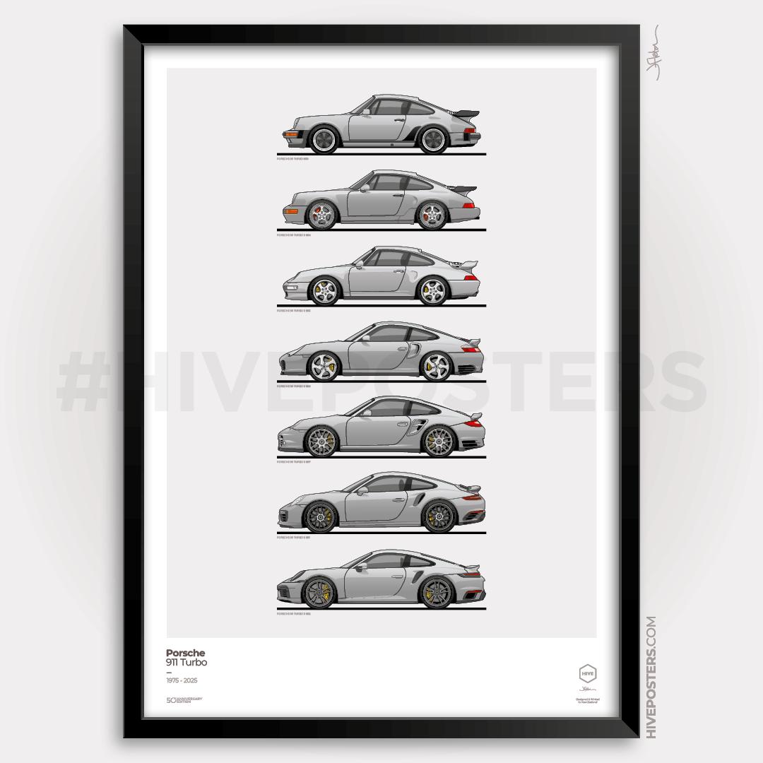 希少◎ポルシェ 911ターボ カブリオレ◎ポスターアート◎ 当時物◎ 希少◎ポルシェ 911ターボ カブリオレ◎ポスターアート◎ 当時物