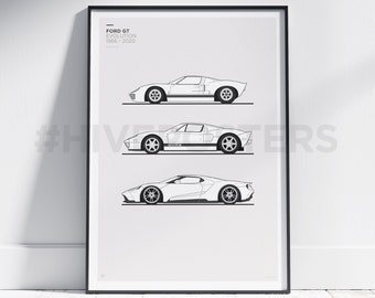 Ford GT Evolution Poster