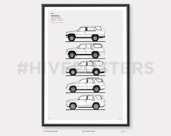 Toyota 4Runner Evolution Poster