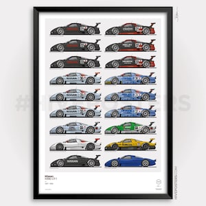 Póster del Nissan R390 GT1