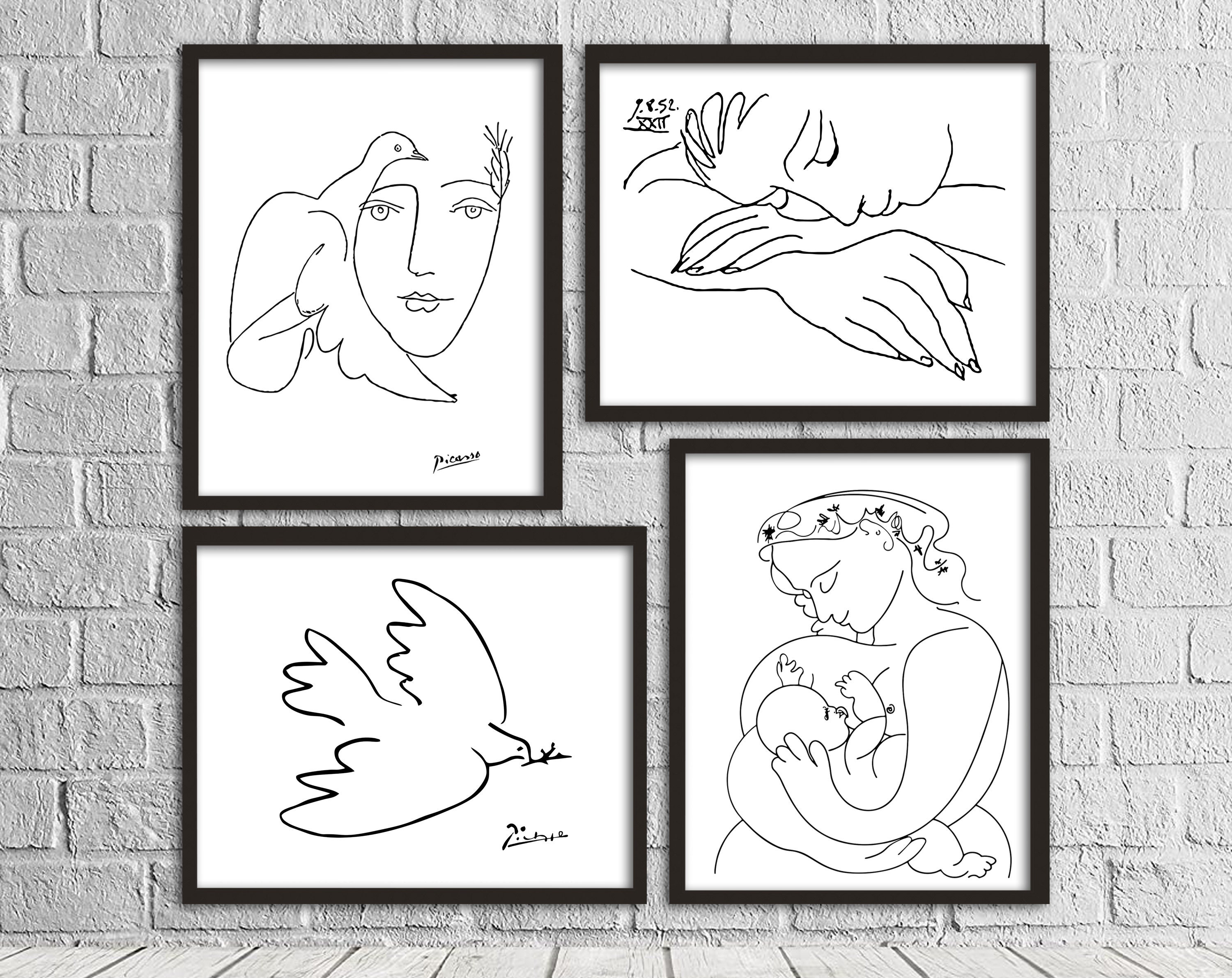 Picasso mother child - Etsy 日本