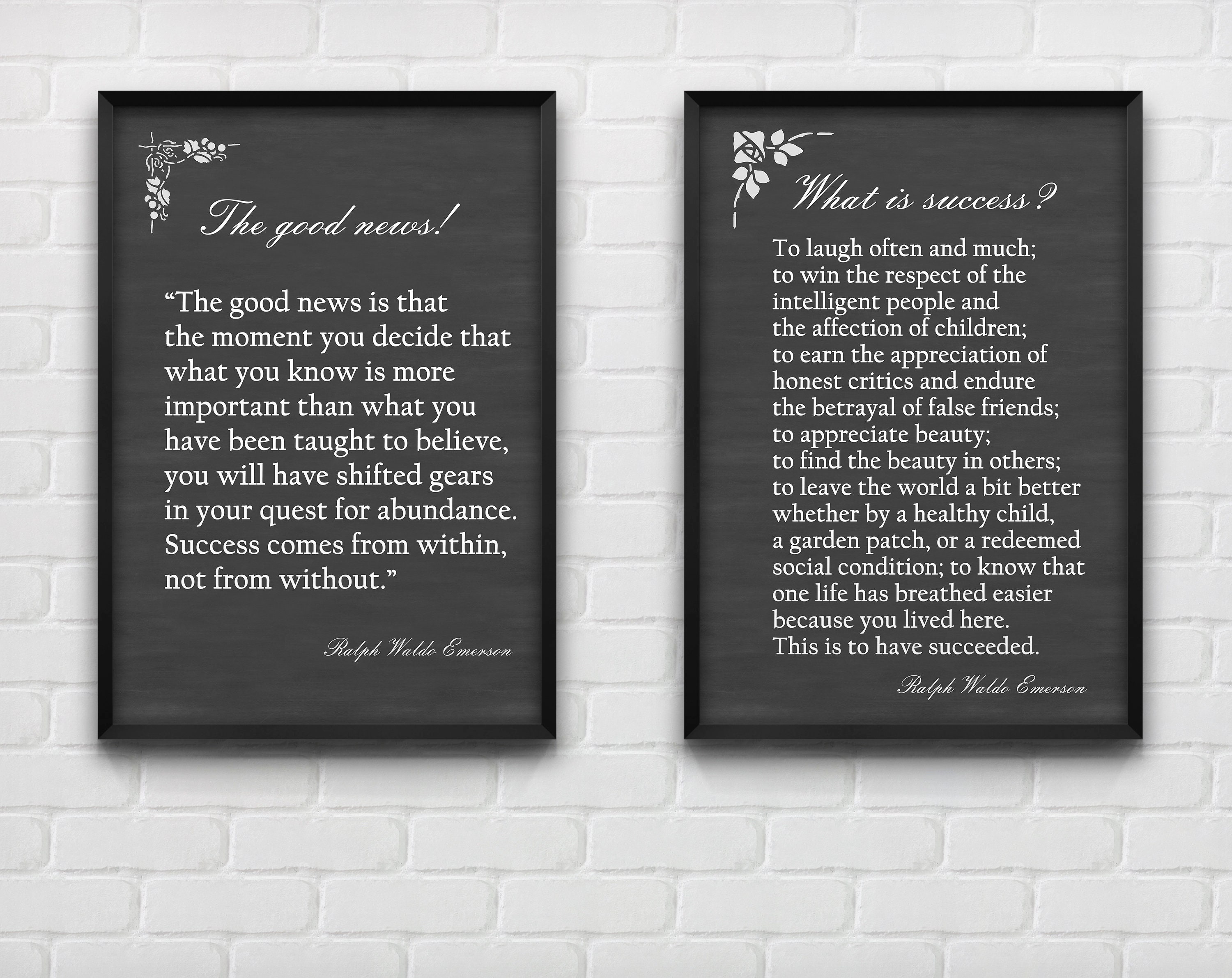 What is Success: Inspirational Quotes by Ralph Waldo Emerson ...