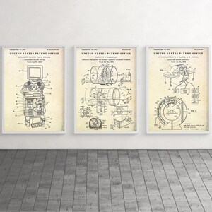 May include: Three black and white patent drawings for medical devices. The first drawing shows a medical ultrasound machine. The second drawing shows a medical imaging device. The third drawing shows a medical imaging device.