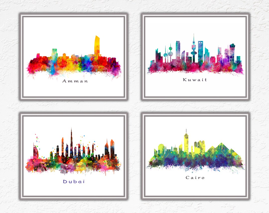 Middle Eastern Wall Art Amman Jordan Cairo Egypt Dubai UAE Etsy