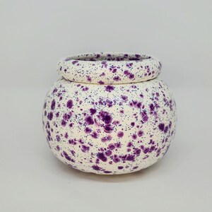 African Violet Pot - Medium Size - Self Watering Planter - Handmade Ceramic - Crystal Glazed - Textured Glaze - Ready to Ship