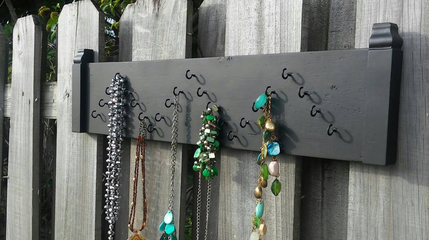 Necklace Holder Display Black Jewelry Organizer FREE Etsy