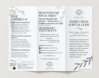 Instructiegids kruiden henna en indigo haarverzorging | Digitale pdf | Natuurlijke haarverftips + aanbrengen | Henndigo-proces
