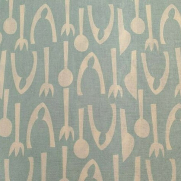 Maude Asbury By Blend Crabtastic Cotton Blue Sewing Quilting Fabric 1yd X 45