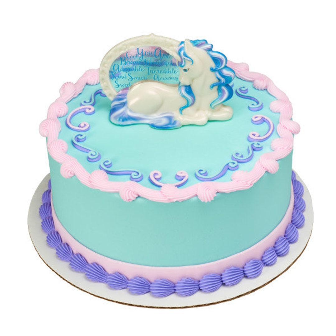 Enchanting Unicorn Cake Decorating Kit Topper Decoration Party Etsy