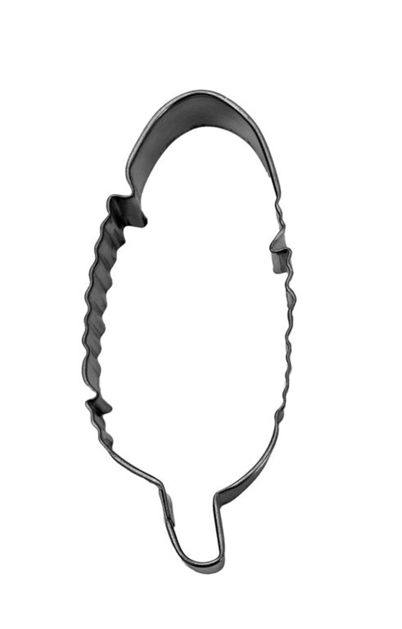 4 Feather Cookie Cutter Tin Plated Stainless Steel Metal Steel