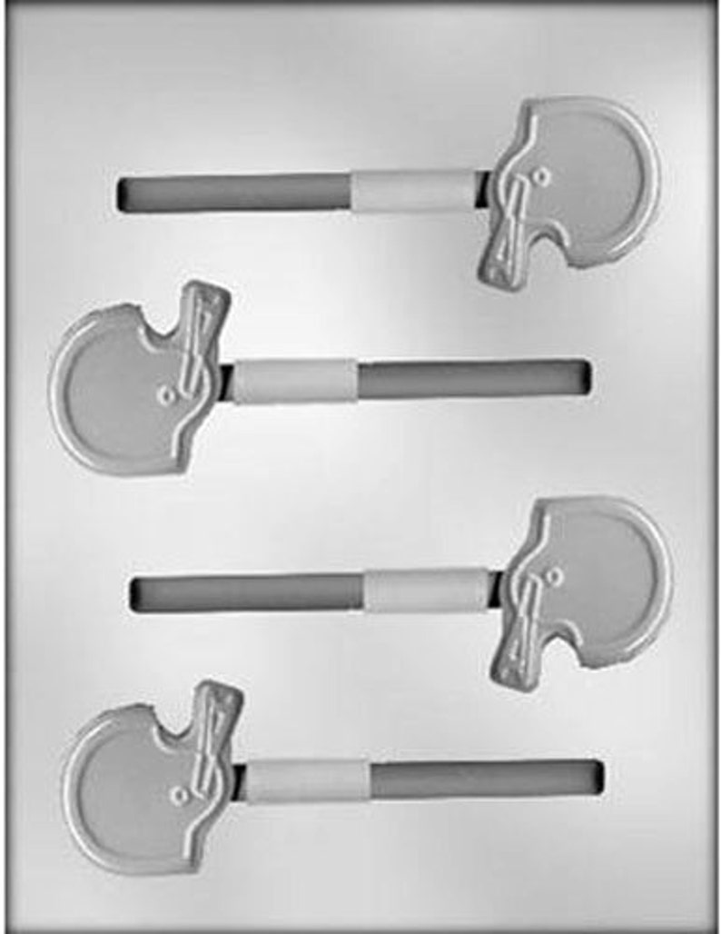 Football Helmet Sucker Chocolate Candy Mold