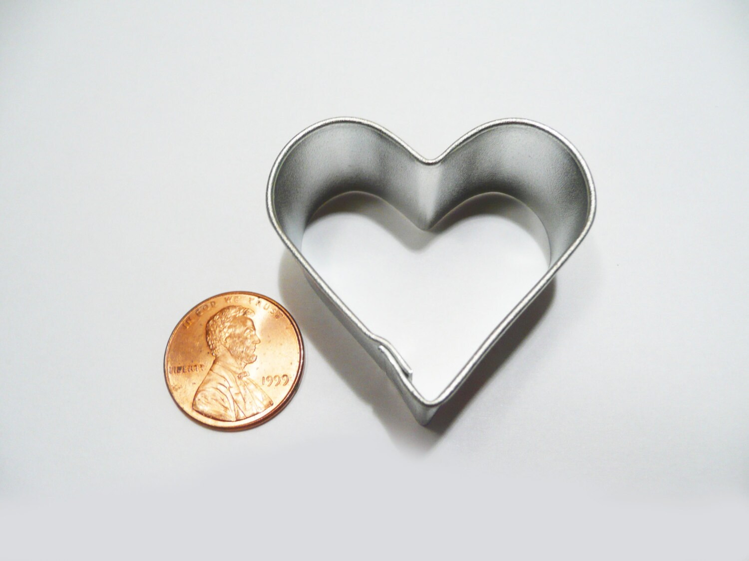 Mini Heart Cookie Cutter 1 1/2 Wedding Valentines Day Etsy