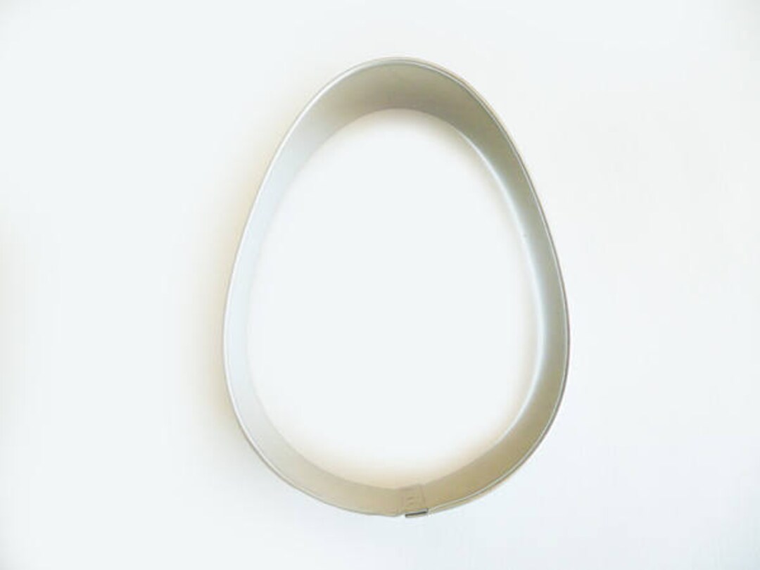 Metal 4 Egg Shape Cookie Cutter Tin Plated Fondant - Etsy