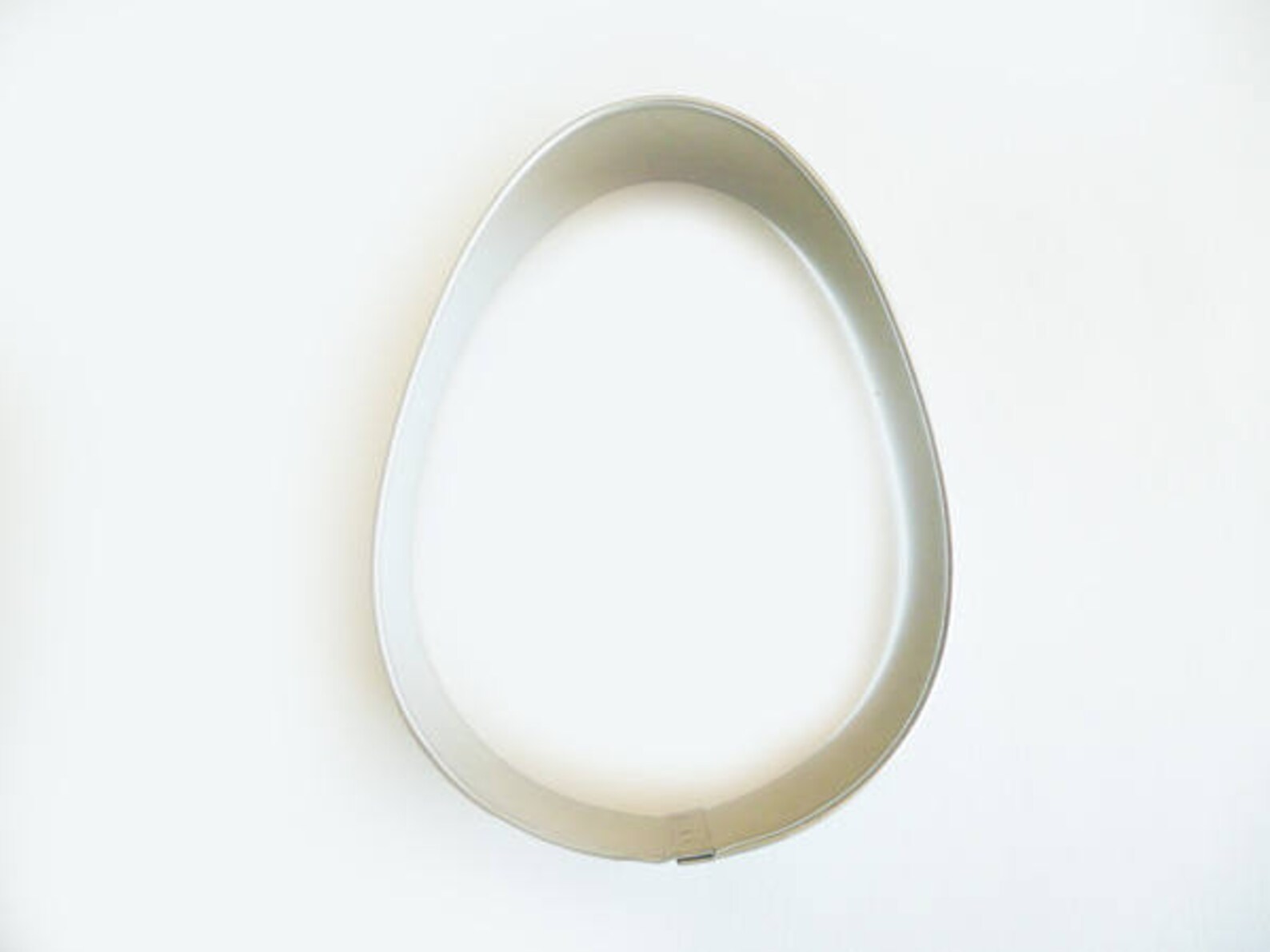 Metal 4 Egg Shape Cookie Cutter Tin Plated Fondant Etsy