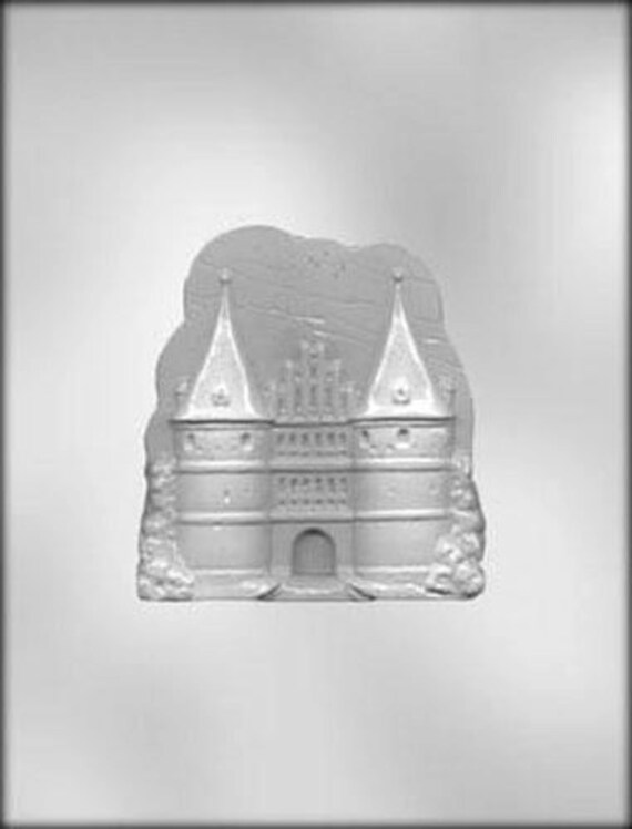 Large Castle Chocolate Candy Mold Disney Princess Soap Plaster Etsy