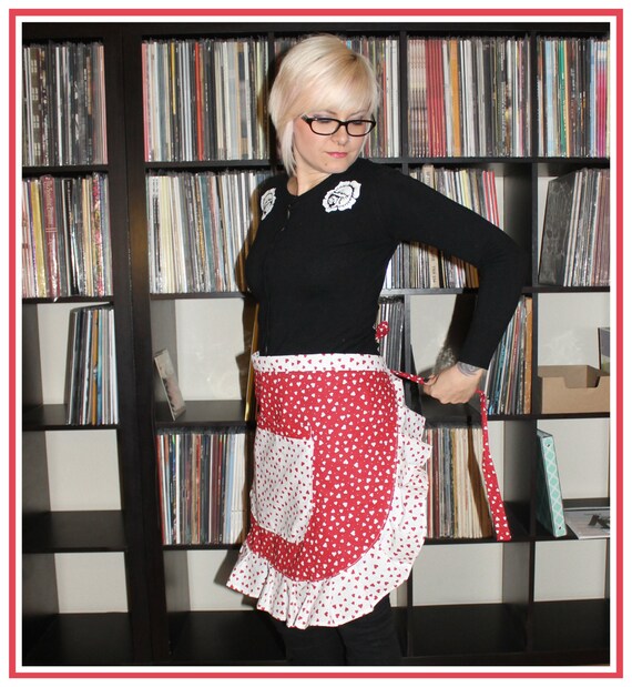 My Heart Is The Worst Kind Of Weapon Half Apron Handmade Etsy etsy