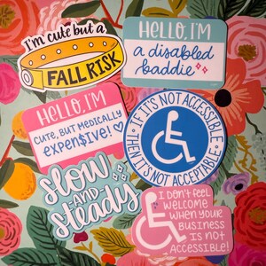 I'm Cute but a Fall Risk Sticker bild 4
