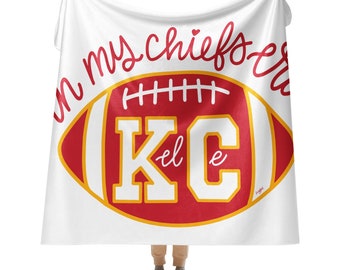 Kelce Era Game Day Sherpa Blanket