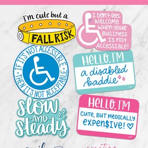 I'm Cute but a Fall Risk Sticker bild 5