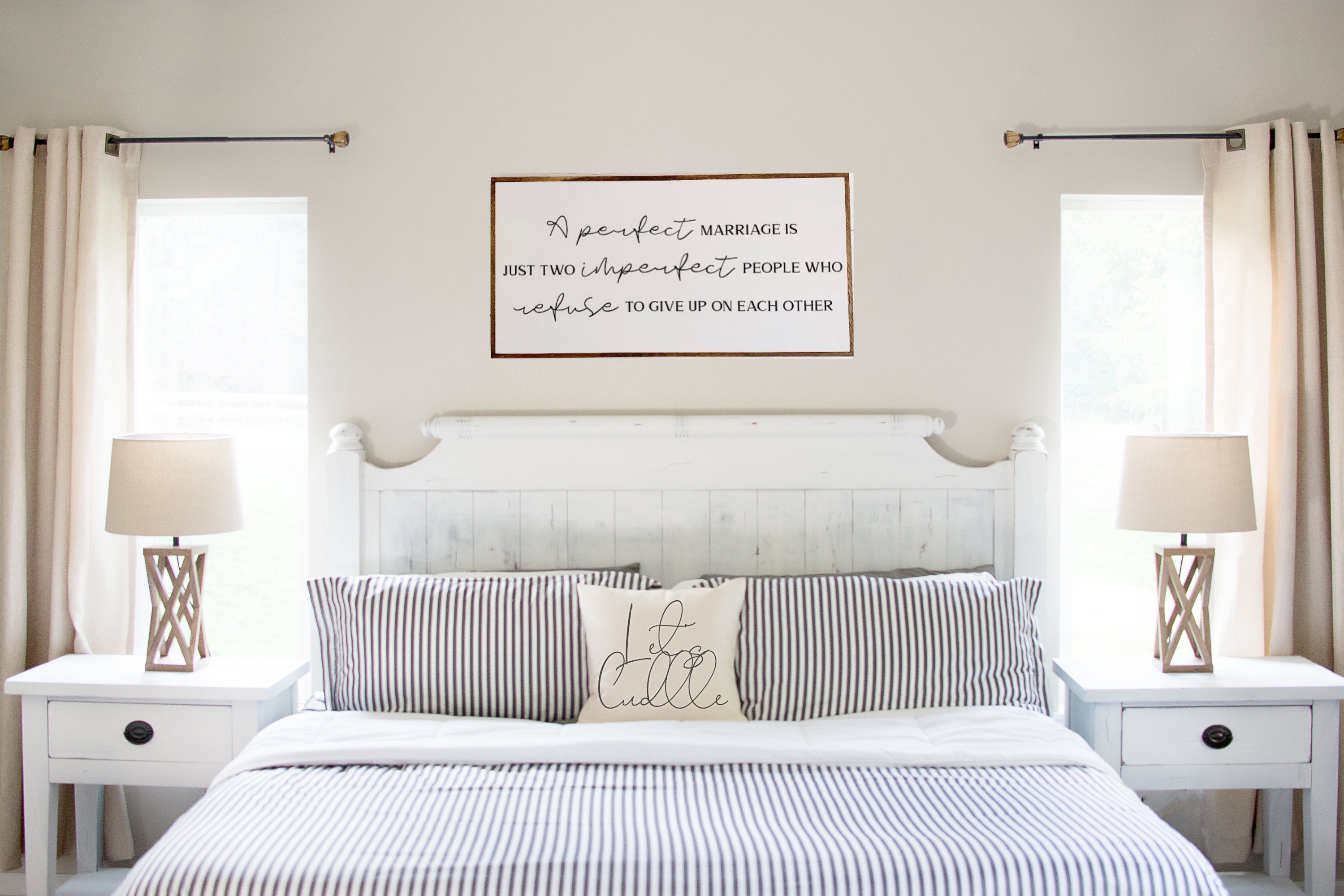 Framed wood signs wooden signs bedroom wall decor master - Il Fullxfull.3037216693 Ioho