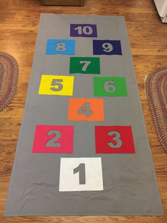 Hopscotch Mat Etsy