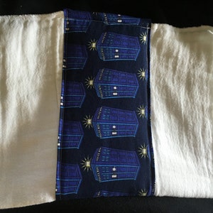 Dr. Who Burp Cloth