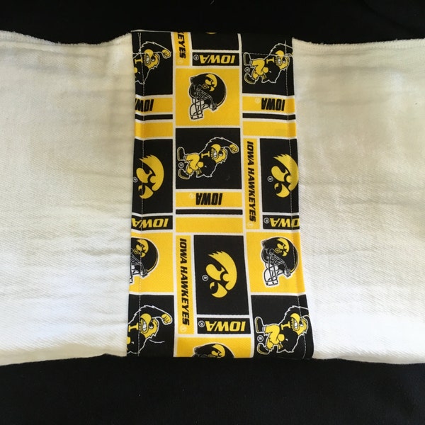 University of Iowa burp cloth