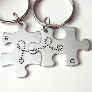 Long Distance Relationship, Anniversary Gifts for Boyfriend, Personalized Keychain, Boyfriend Gift, One Year Anniversary, Matching Couples