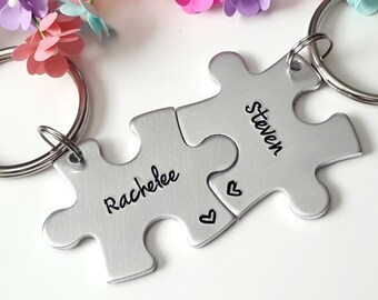 Couple Keychains, Name Keychains, Gift for Boyfriend Girlfriend, Personalized couples gift, Anniversary gift for boyfriend, girlfriend gift