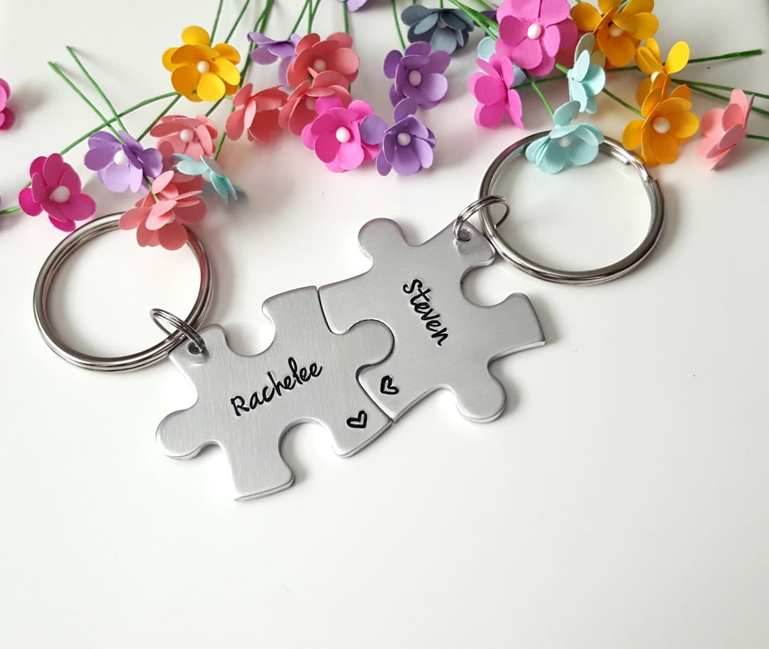 Personalized Keychains for Boyfriend Couple Keychains Etsy
