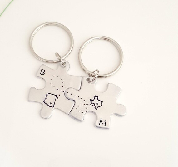 etsy long distance keychain