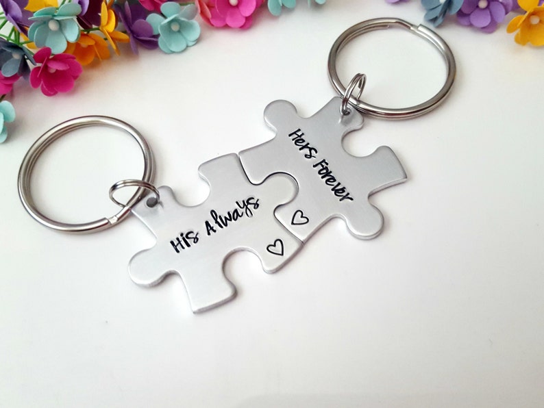 Gift for Him Matching Couple Keychains Cute Keychains Etsy UK